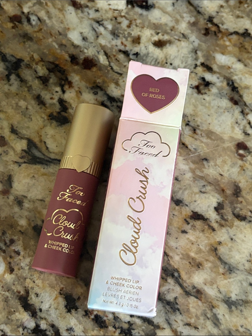 ⚡️❄️Too Faced Cloud Crush Whipped Lip & Cheek Colour Bed Of Roses - Picture 5 of 9